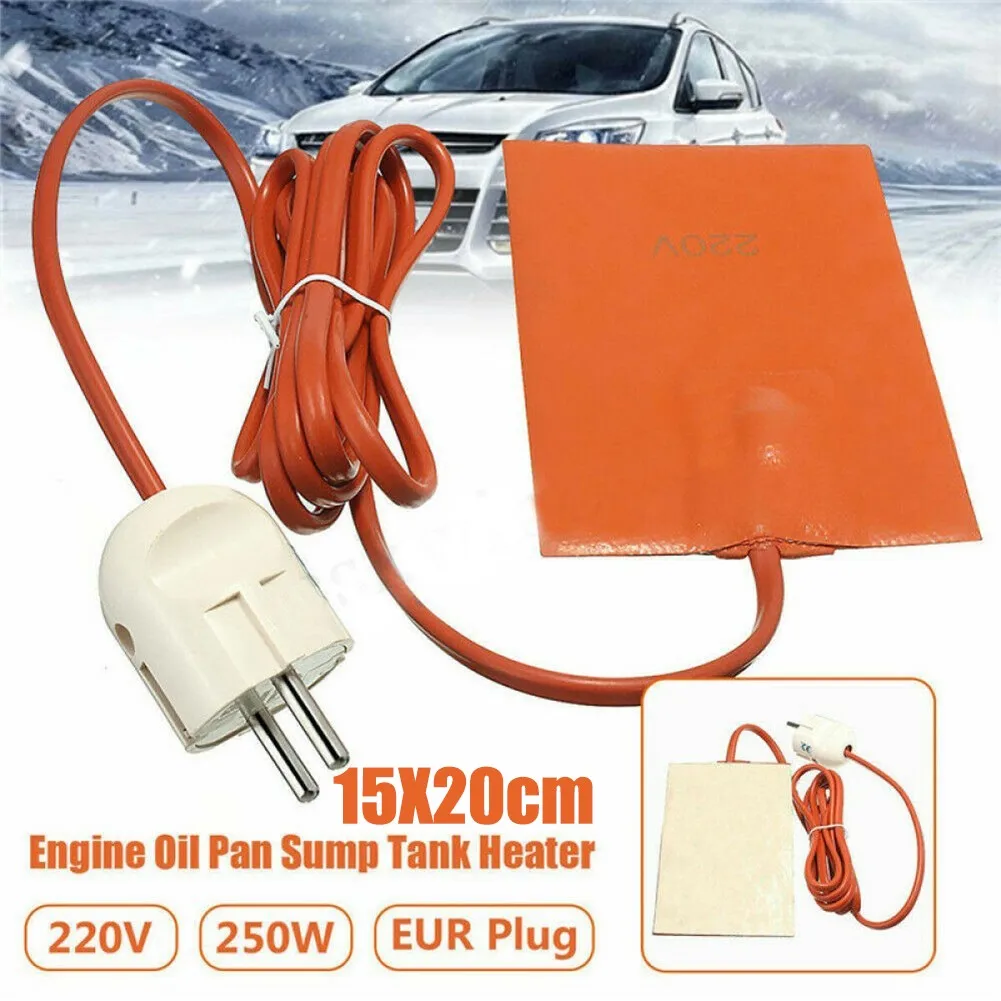 EBay моторная Подушка нагреватель резервуара силиконовый 15*20 см Sump 250 Вт Ткань ЕС