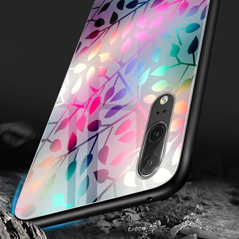 Противоударный жесткий чехол для huawei Enjoy 9s из закаленного стекла Mate20 Lite Pro Nova 2 3i 4 P Smart+ P20 P30 Honor Play TPU Shell