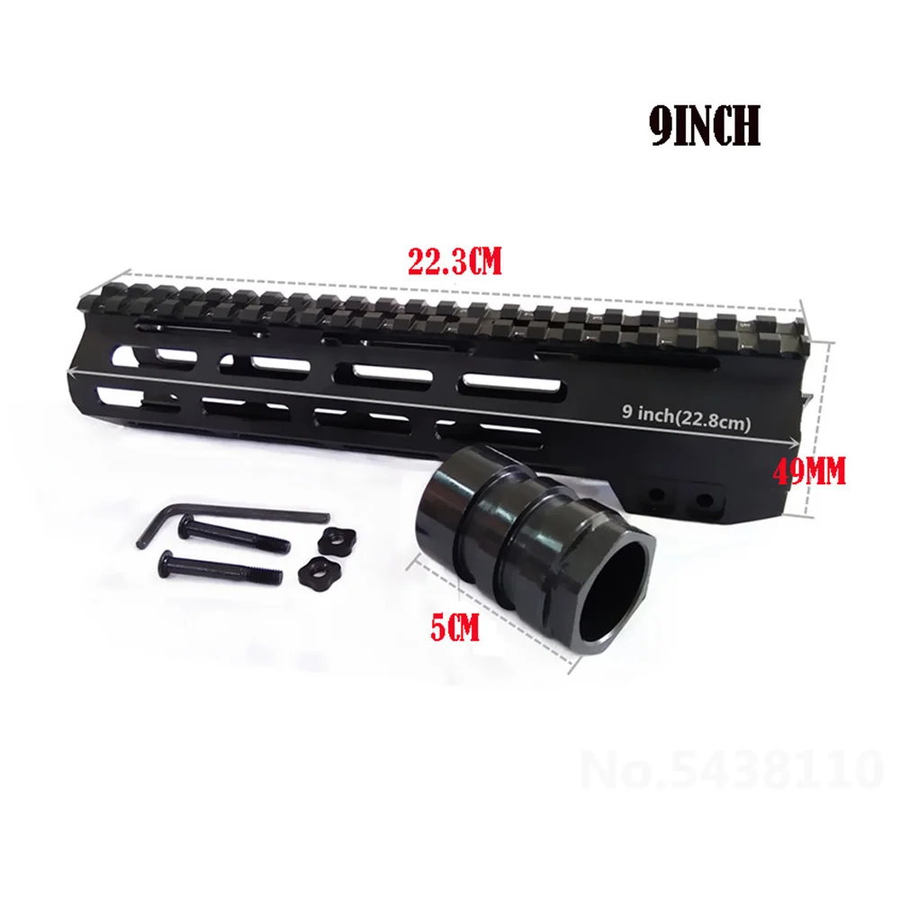 " 9" 1" 12" 13," 15" 1" AR15 поплавковая M-LOK защита для рук Пикатинни тонкий стиль стальное Крепление прицела Riflescop баррель гайка