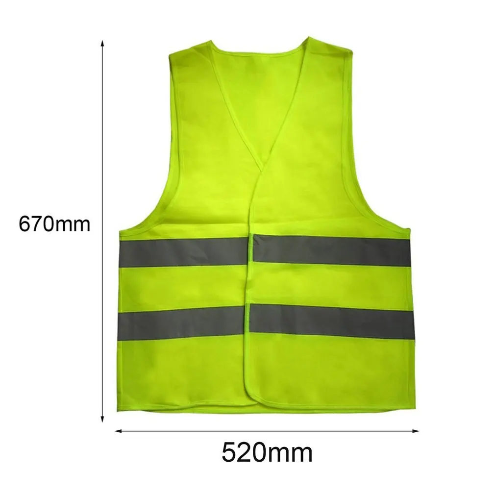 Жилет Мотоцикл высокая видимость безопасности светоотражающий жилет Hi Viz Предупреждение жилет светоотражающие полосы куртка