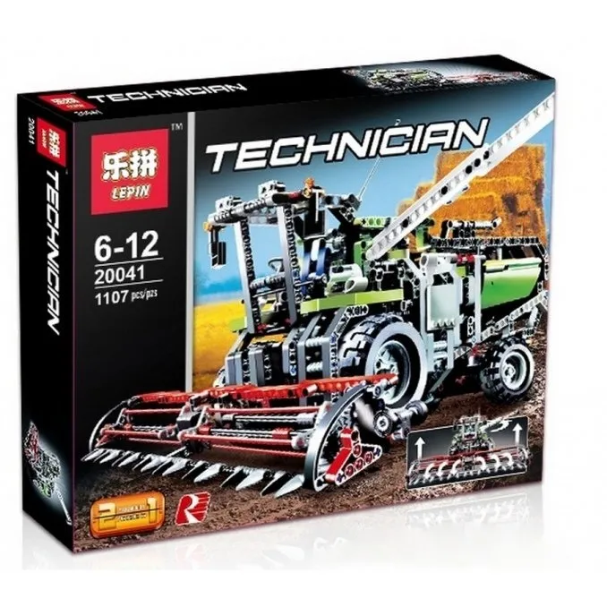 Конструктор lepinblocks 20041 Уборочный комбайн Technic совместим с Лего 8274 LN-20041