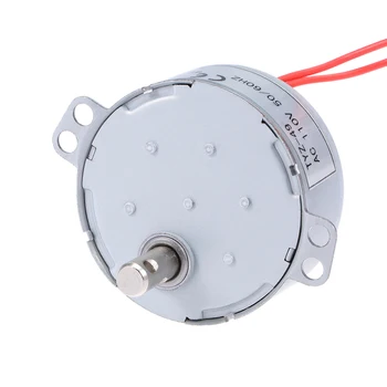 

uxcell Uxcell High Quality 1Pcs AC Synchronous Motor 110V 50/60Hz 10RPM CCW Turntable Gear Box for Microwave