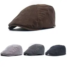 Регулируемый берет, кепка s, для улицы, защита от солнца, дышащая, с костями, шапки, женские, мужские, в елочку, одноцветные, Плоские береты, шапка, шапка