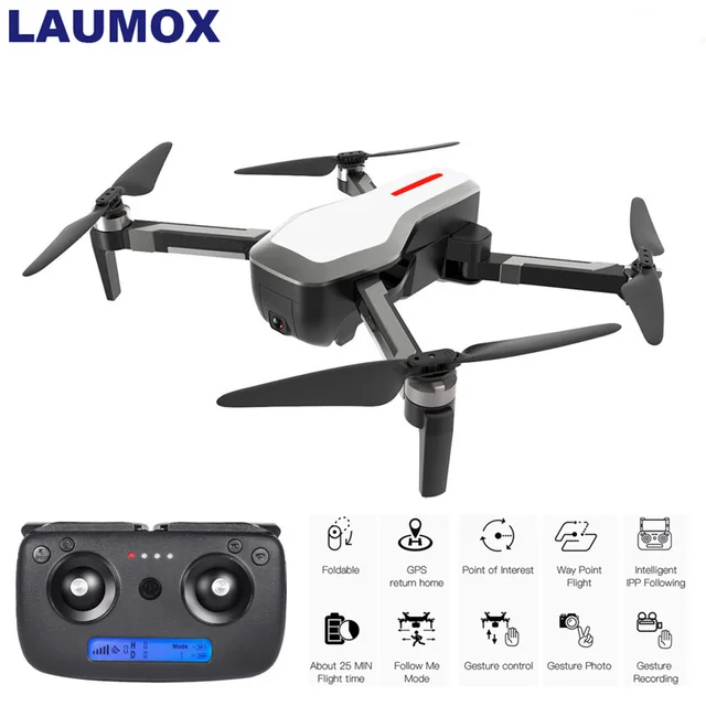 $US $125.09 LAUMOX SG906 GPS Drone 5G WIFI FPV With 4K HD Camera Brushless RC Drone Quadcopter Foldable Helicop