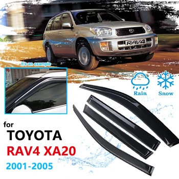 

Car Window Accessories for Toyota RAV4 XA20 2001 2002 2003 2004 2005 Rain Guard Deflector Visor Awnings Shelters RAV 4 XA 20