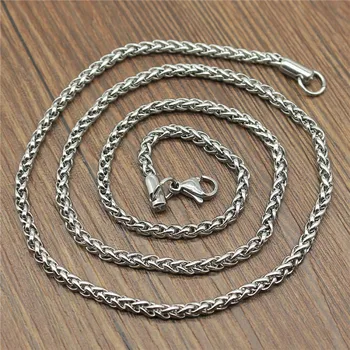 

1pc Length 55cm 3mm Stainless Steel Chain With Lobster Clasp Necklace Chain Jewelry Accessories DIY Jewelry Making
