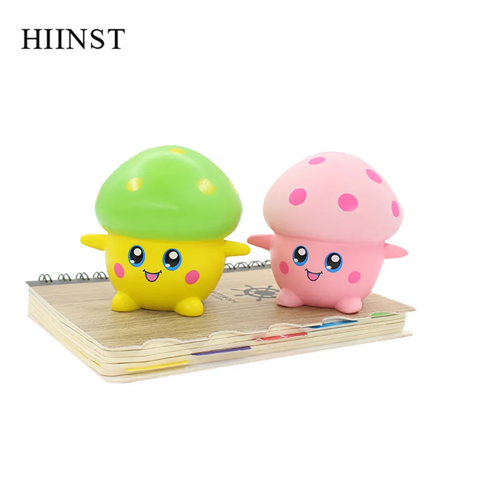 HIINST/детские игрушки, сжимающие стресс, Мультяшные грибы, ароматизированные, для детей, медленно поднимающиеся, ароматические игрушки для взрослых, снимающие стресс, реалистичные игрушки