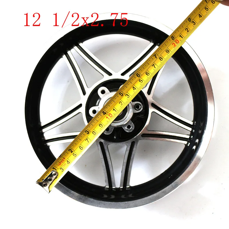wheel hub Хорошее качество электрический скутер 12 дюймов шины 12 1/2X2,75 Детский велосипед шины концентратор баланс велосипед Скутер мотоцикл 12 1/2*2,75 - Цвет: wheel hub