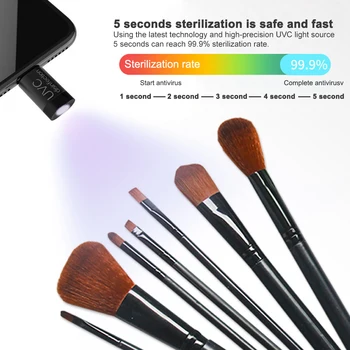 

Portable UVC disinfection UV LED light mobile phone USB interface plug power supply factory OEM wholesale 275 nm UVC Program