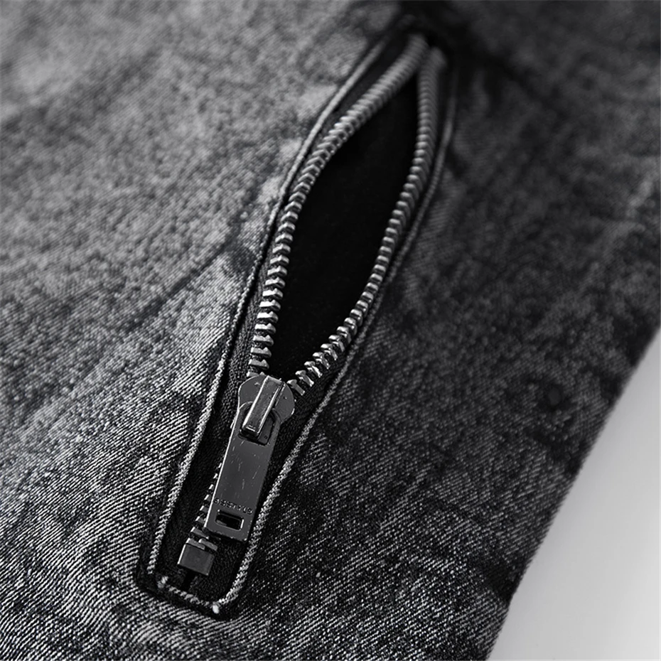 TANG винтажные джинсовые куртки мужские Slim Fit повседневные мужские s джинсовый пиджак модная винтажная одежда для мужчин черный синий молния 3XL