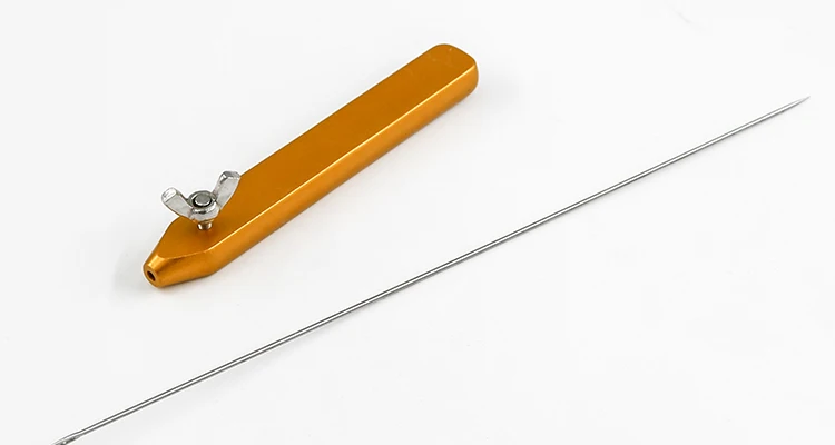 Agulha de Punção de Plástico Agulha de Guia de Agulha de Agulha de Punção Tiangong Rosto Grande V-line Escultura Embutida Beleza Destacável 15 Instrumentos p pálpebra