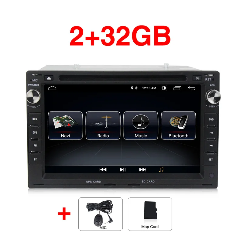 TDA 7851 Android 9 автомобильный DVD мультимедийный плеер для VW Golf4 T4 Passat B5 Sharan с wifi BT Радио gps навигация - Цвет: 32G