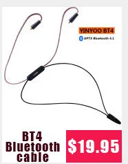 BQEYZ KC2 2BA+ 2DD гибридные наушники вкладыши HIFI бас DJ Monito спортивные наушники для бега наушники с микрофоном