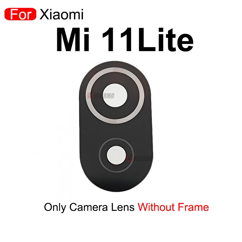 moment phone cases For Xiaomi Mi 11 Lite Back Camera Lens With Frame Repair Replacement Parts android camera lens Lenses