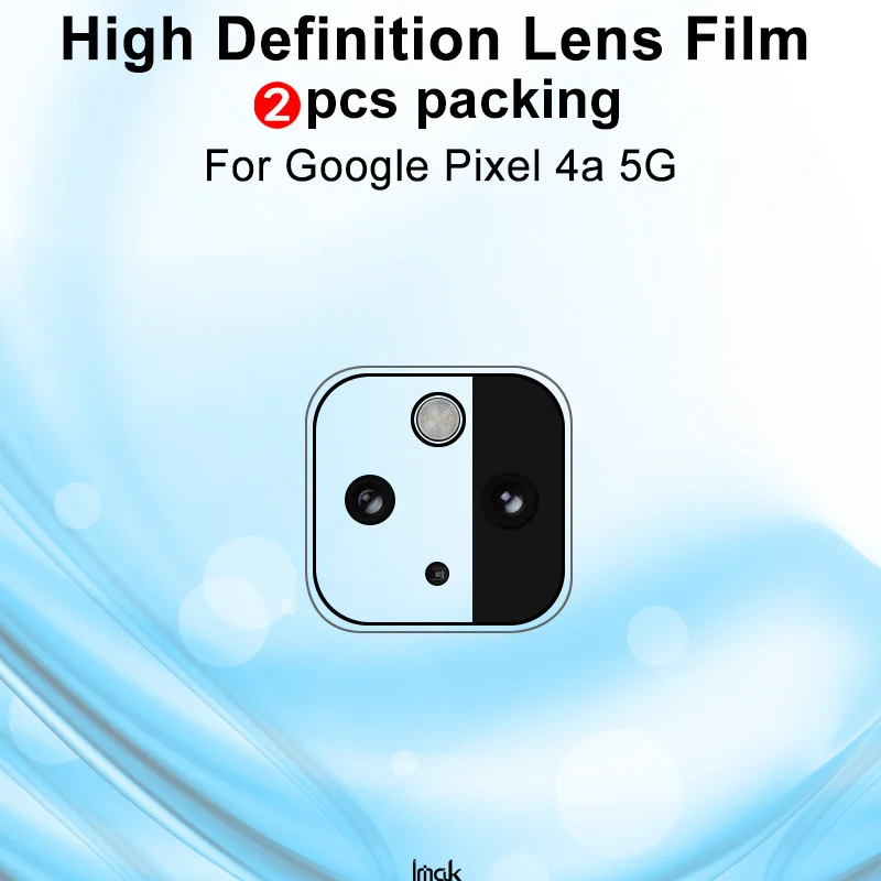 2 шт. для Google Pixel 4a 4G 5G Камера объектив пленка IMAK с Высокое разрешение прозрачный
