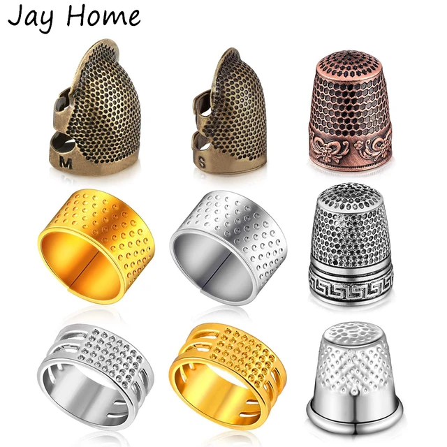 Ring Thimble Metal Sewing  Thimble Sewing Quilting Ring - 4/1pc Finger  Metal Sewing - Aliexpress