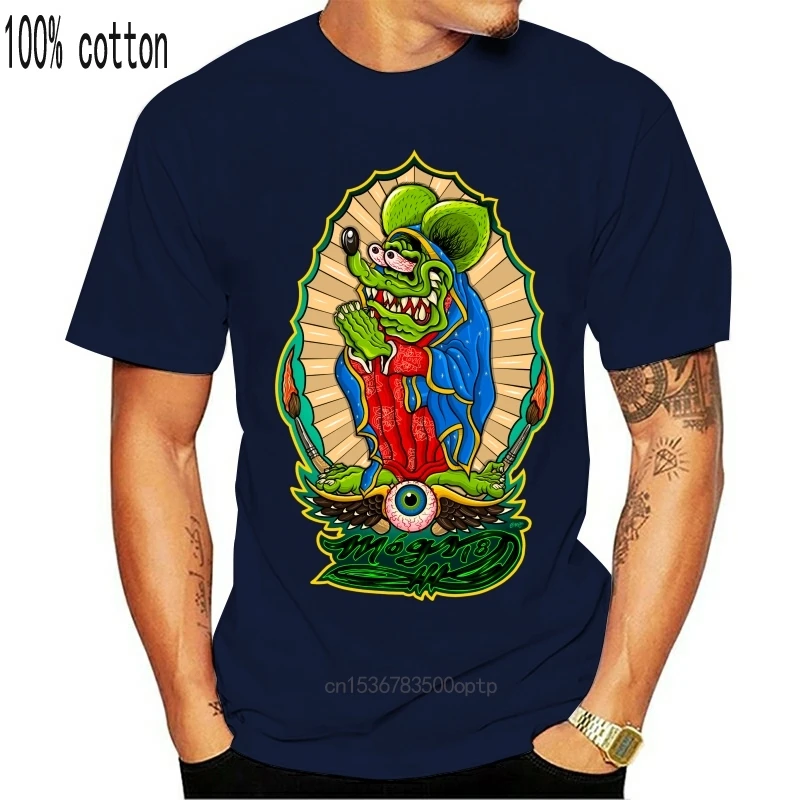 

Новые красивые мужские футболки AnaHynes Rat Fink (1)