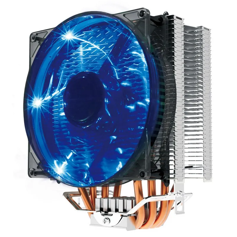 4Pin for AMD/775/115X/2011 CPU Fan Cooling Computer CPU Cooler Radiator