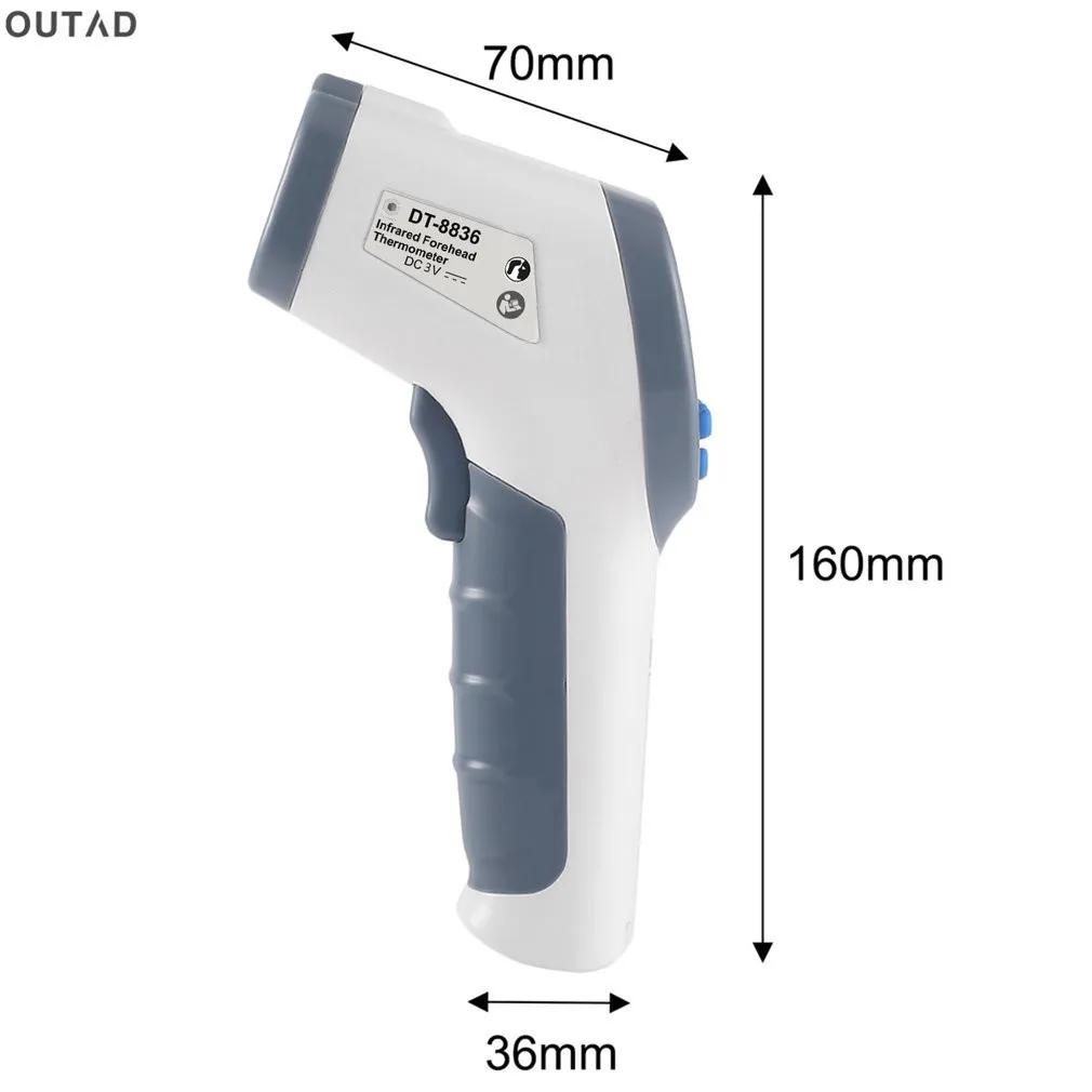 Детский лоб цифровой термометр инфракрасный детский взрослый бесконтактный инфракрасный термометр с жк-подсветкой уход за здоровьем ребенка