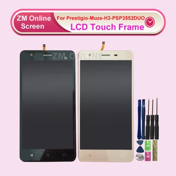 

For Prestigio Muze H3 PSP3552DUO LCD DIsplay With Touch Screen Digitizer Assembly Replacement With Tools