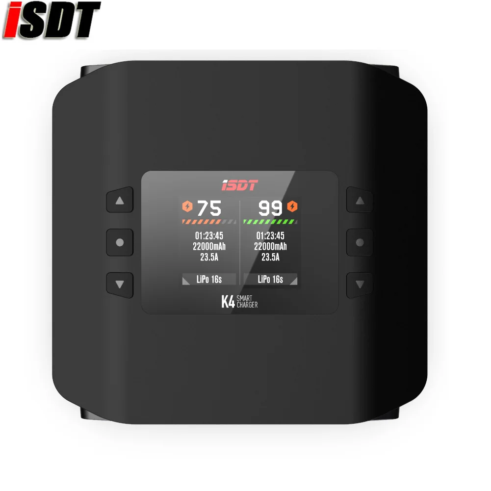 ISDT K4 1~8S Lithium Battery Smart Charger 20A 600W AC/DC IndependentDual Mode Dual Channel For Lipo charge Rc Toy | Игрушки и хобби