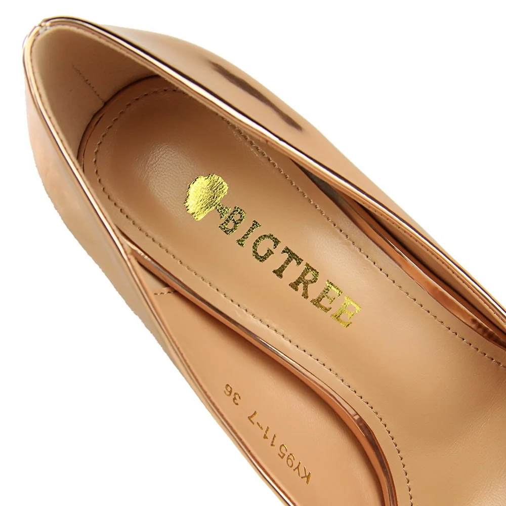 Обувь на зеркальном каблуке женские туфли лодочки высоком тонком металлическом