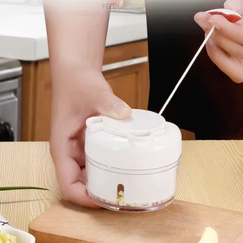 

170ml Garlic Chopper Hand Speedy Vegetable Chopper Carrot Shredders Manual Meat Grinders Vegetable Tools Kitchen Acceessories