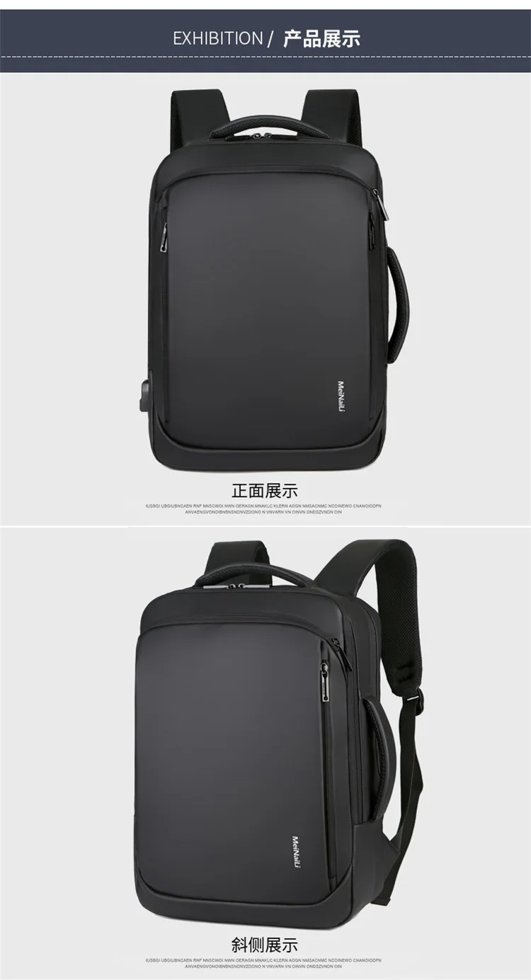 LOOZYKIT рюкзак для ноутбука мужские рюкзаки бизнес ноутбук Mochila водонепроницаемый рюкзак зарядка через usb сумки для путешествий