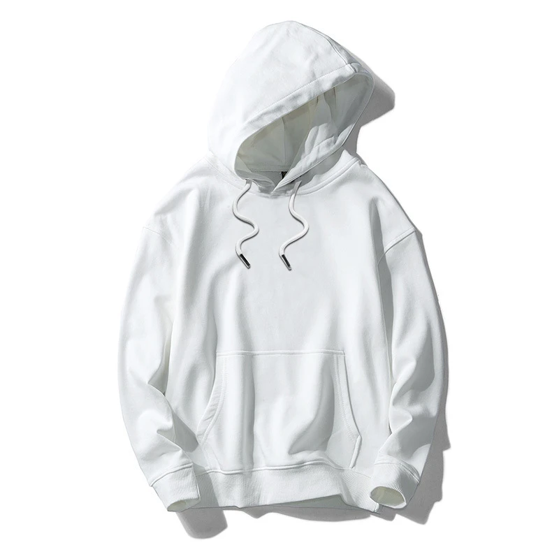 LENSITON Youth Hooded Sweatshirt 100% Cotton Pullover Hoodie 