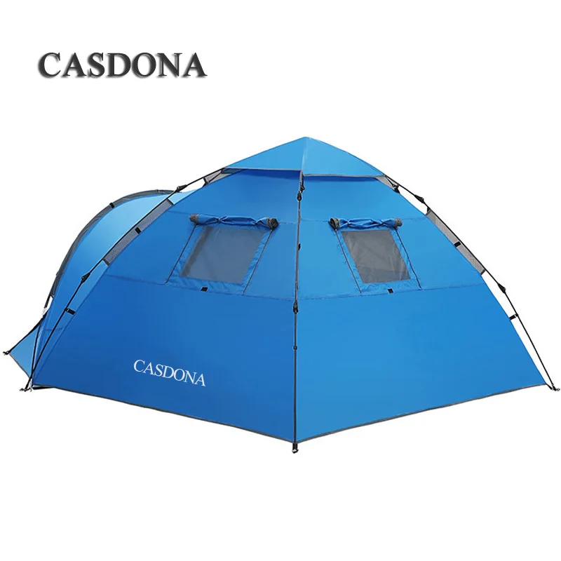 Najtaniej CASDONA namiot turystyczny duża przestrzeń podwójna 3 4 osoby dziesięć hydrauliczny automatyczny wodoodporny 4 sezon na zewnątrz rodzinny namiot plażowy