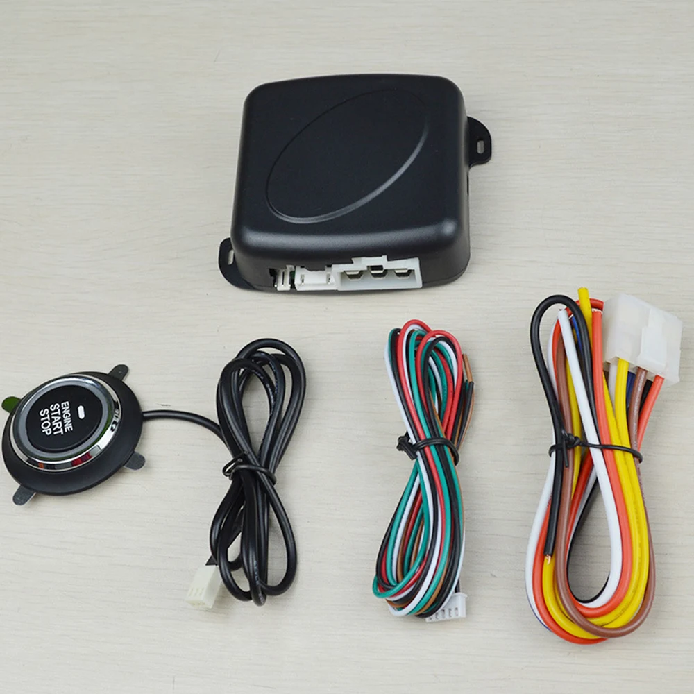 12V автосигнализации начать остановить двигатель Системы Кнопка Автозапуск Системы с кнопка стоп Универсальный Автомобильный