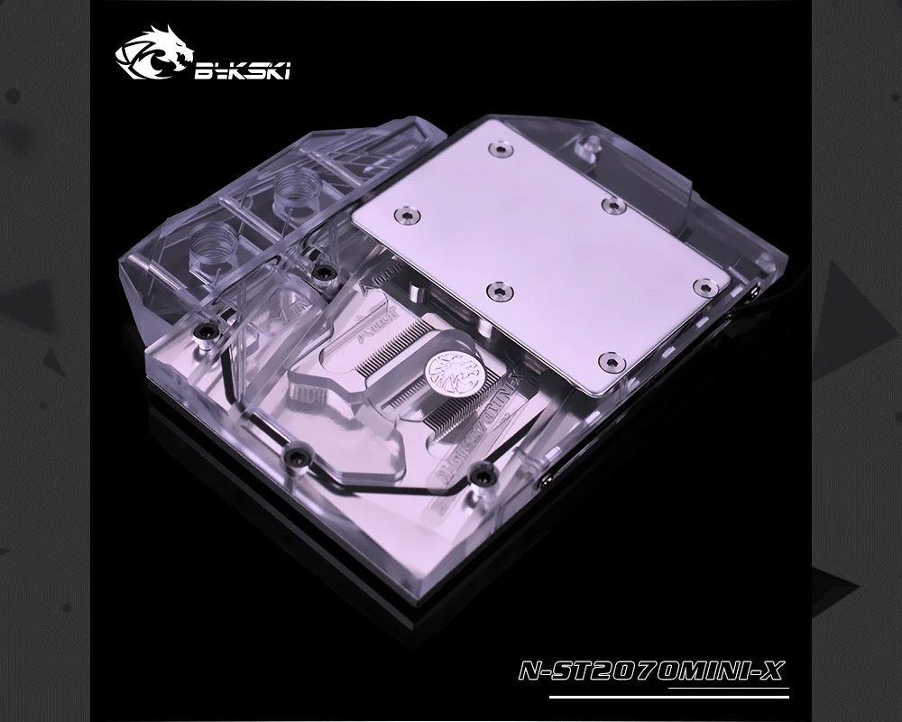 Bykski N-ST2070MINI-X, Full Cover Graphics Card Water Cooling Block, For Zotac GeForce RTX2070-8GD6 MINI OC