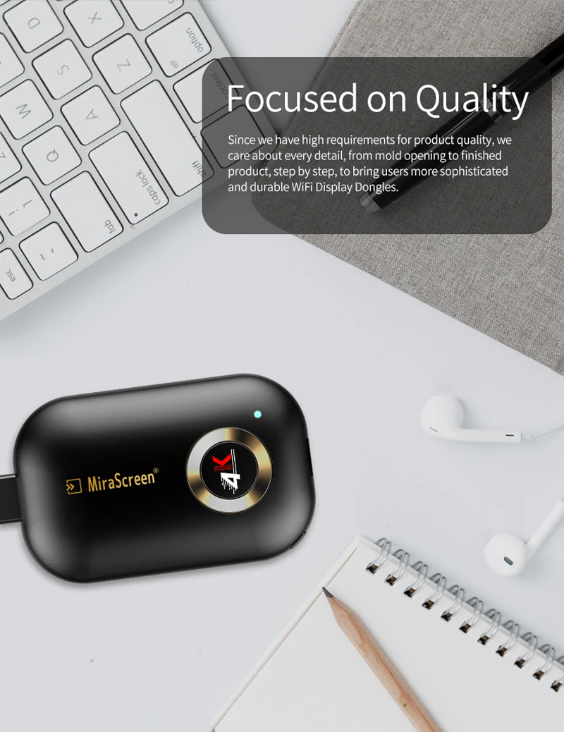 4K 5G Wireless Wifi HDMI Display Dongle Stick Video Adapter for IPad IPhone 11 Pro Max 8 IOS for Xiaomi for Huawei Samsung To TV