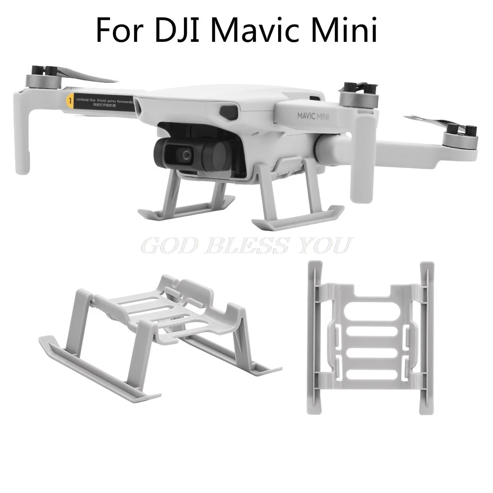 Buy MLK Drone landing gear For DJI Mavic Mini Extended bracket Tray Lens gimbal protection Quick Release heightened Stand Accessories 