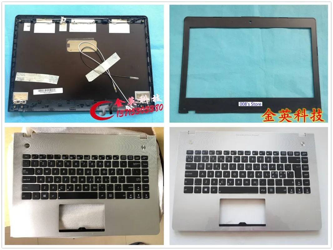 Чехол для ASUS N46 N46V N46J N46VB N46VM N46VZ N46EI задняя крышка с ЖК-дисплеем передняя панель