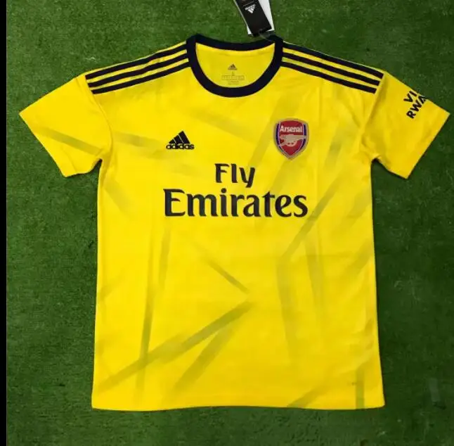 Футбольная рубашка «Arsenal», 19/20 OZIL, домашняя красная футбольная майка, желтая, LACAZETTE AUBAMEYANG RAMSEY, футболка с коротким рукавом