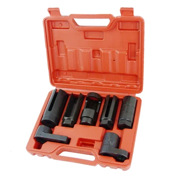 

Oxygen Sensor Socket Set 7pc Oxygen Sensor Removal & Installer 3/8" & 1/2"Sq Drive