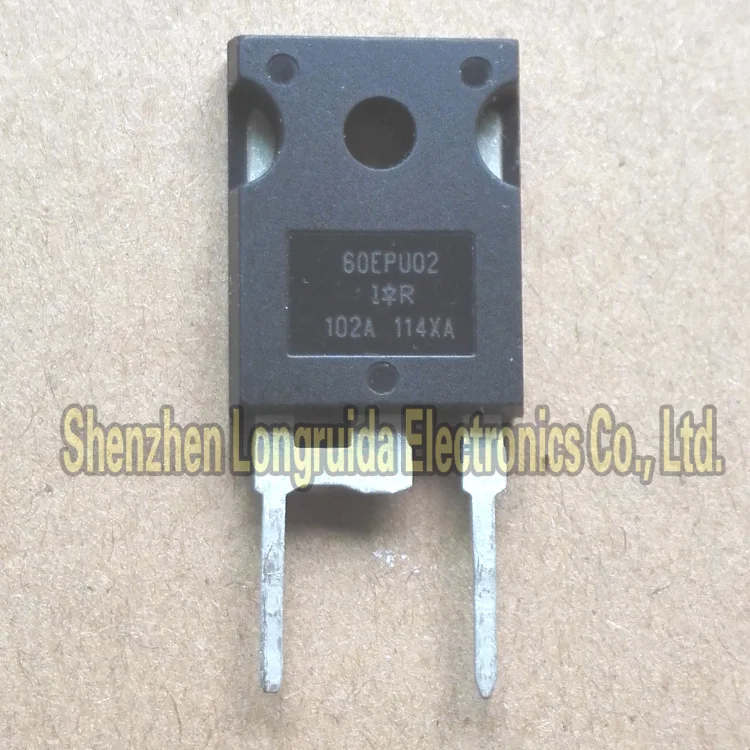 10 шт. 60EPU02 60EPU02PBF TO-247 60A 200 в ультрабыстрый мягкий выпрямительный диод | Электроника