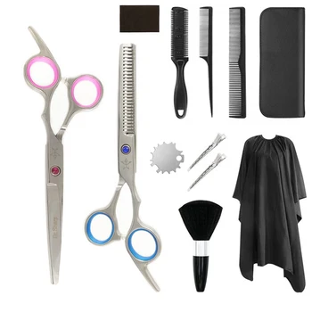 

hairdresser scissors professional Kit for Hair Cutting Thinning Scissors Barber/Salon/Home Styling Tool hair cutting scissors