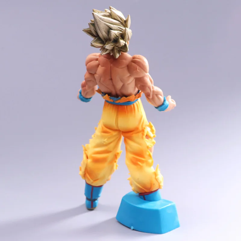 Аниме Гараж Комплект Модель qlz Супер Saiyan для крови супер блонд Гоку взрывоопасный газ в коробке