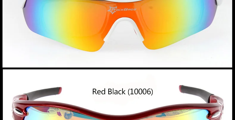 RockBros Поляризованные 5 линз велосипедные очки с близорукостью оправа велосипедные очки солнцезащитные очки для велосипедных очков для верховой езды спортивные мужские и женские