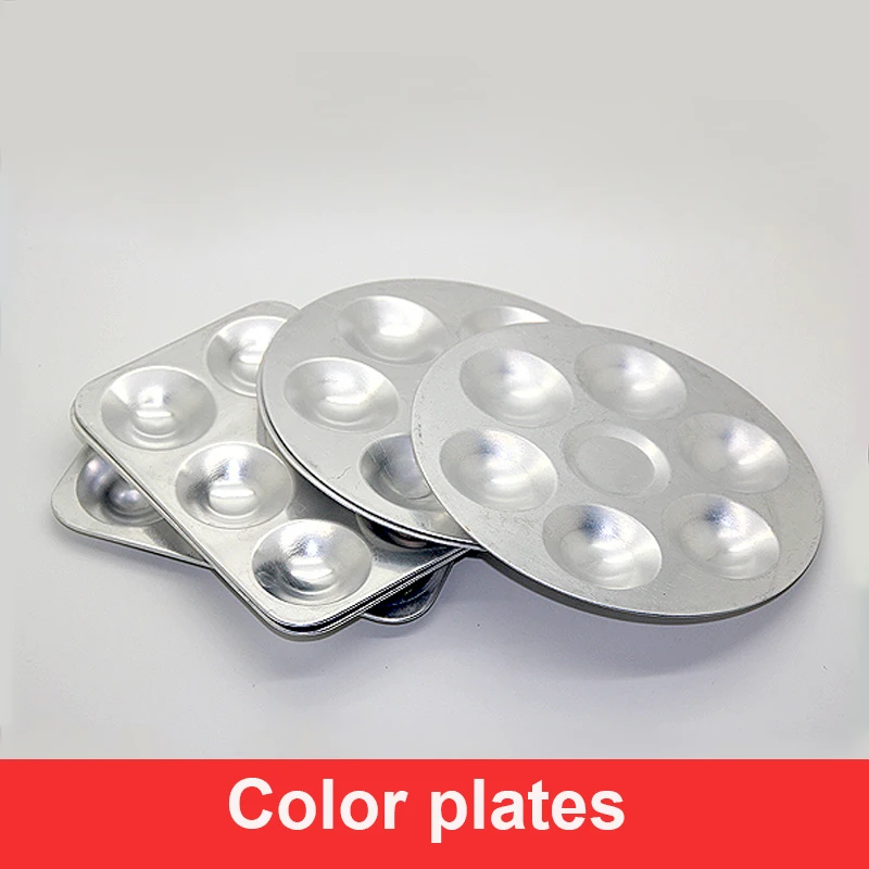 

Metal Palette Color Plate Model Painting High-grade Aluminum Alloy
