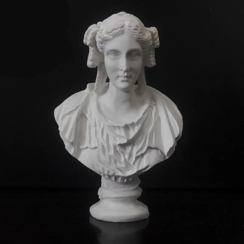 

Greek Mythology Pageant Gypsum Head Portraits Bust Arts Statue Line Drawing Teaching Aids Art Material RESIN Ornaments M2797