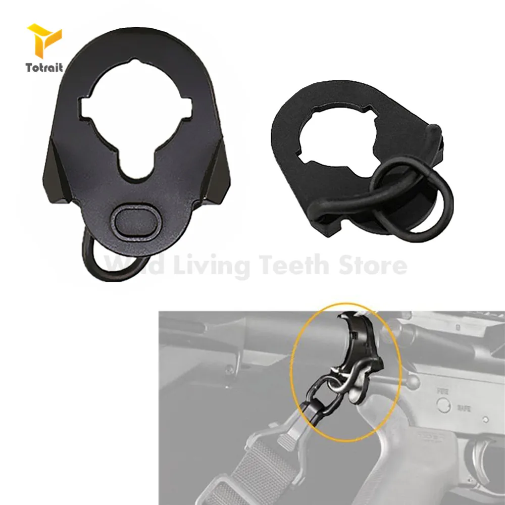 

Tactical Adapter Metal Mount Airsoft AR15 M4/16 AEG End Plate Sling Hunting Accessories
