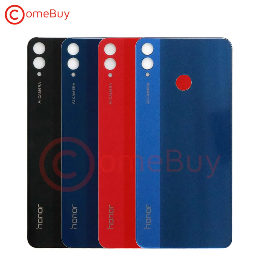 Cover Back-Glass Honor 8x-Battery-Cover Huawei Housing-Case Camera-Lens Door for Rear