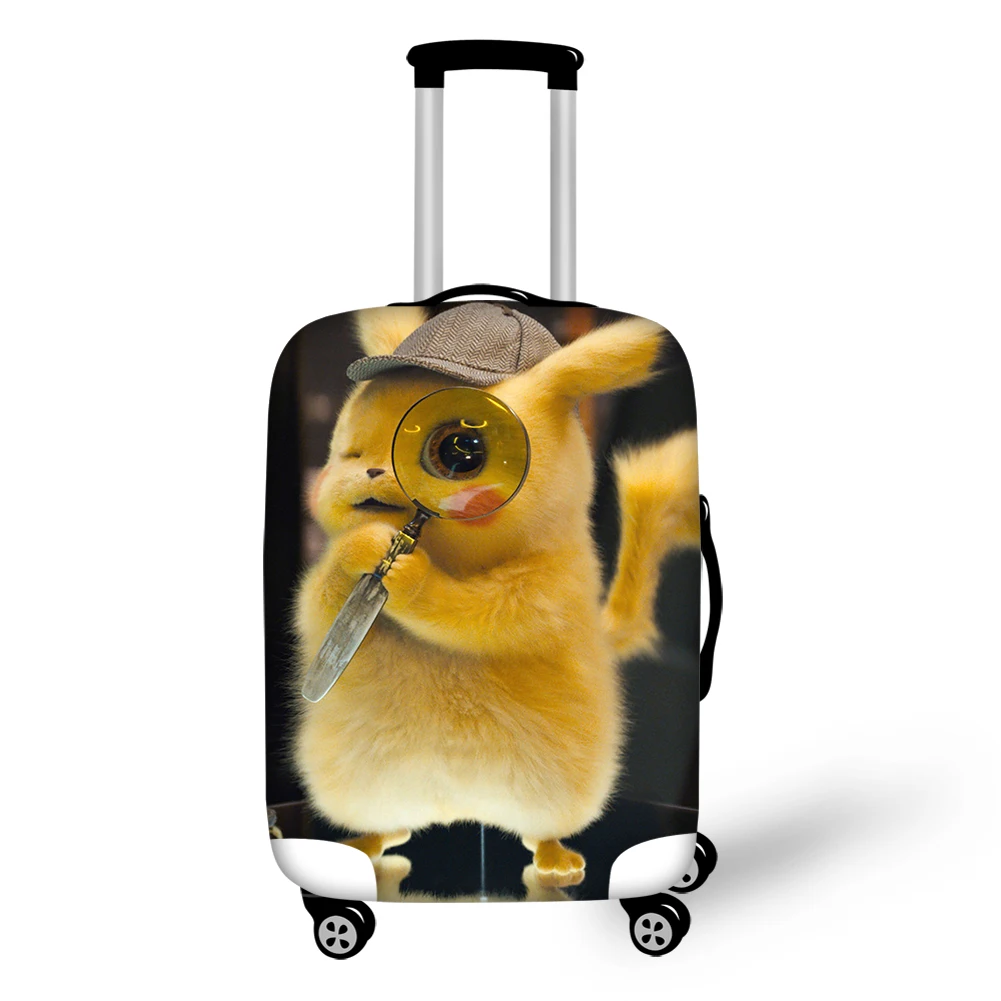 CDWX4440LMS HaoYun эластичный чехол для чемодана защитный дизайн Pokemon Пыленепроницаемый Чехол для багажа каваи Пикачу защитные аксессуары для багажа - Цвет: CDWX4440LMS