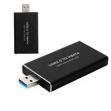 USB 3.0 to mSATA SSD Hard Disk Box Converter Adapter Enclosure External Case 1pc X6HB