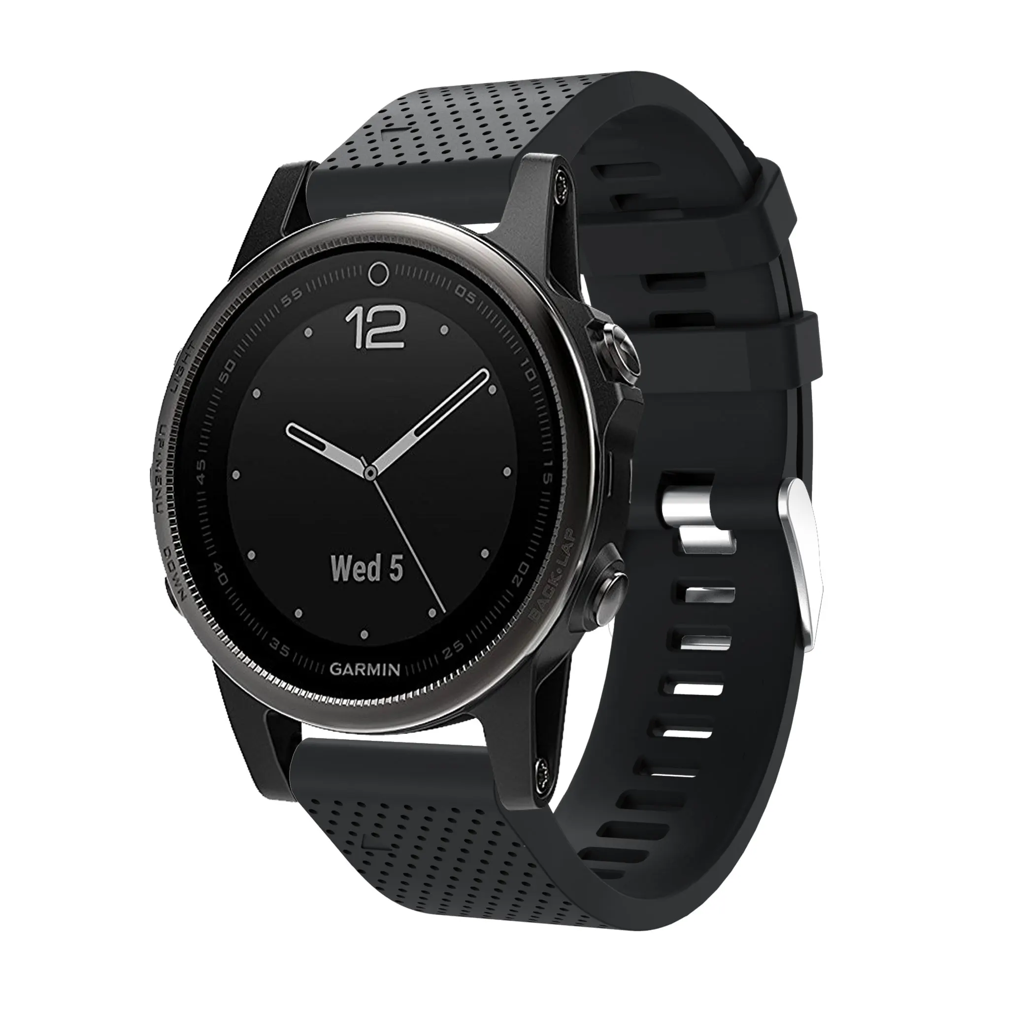 

Yayuu Soft Printed Silicone Watch Band for Garmin Fenix 5S/5S Plus/Fenix 6S/6S Pro/D2 Delta S Quick release and tool Strap