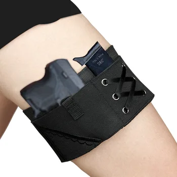 

New Holster Black Holsters Thigh Sexy Woman Tactical Gun Garter Case for Weapons for PT-22. 22 caliber Tcp. 380 Revolver Bag