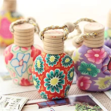 Автомобильный подвесной освежитель воздуха с ароматом, пустая бутылка для эфирных масел, диффузор, Автомобильные украшения